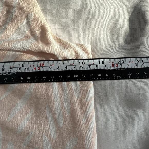 Finders Keepers Resortwear Dress L Knox Palm Tree Pink Slits Beach Viscose Flowy - Picture 15 of 16